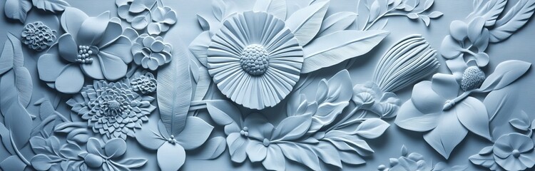 Cover design: Banner with an embossed 3D geometric pattern on a white background, complemented by paper press and an elegant doodle in zentangle style. Decorated with tribal ethnic motifs and unique