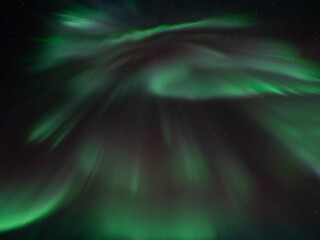 オーロラが綺麗な景色
