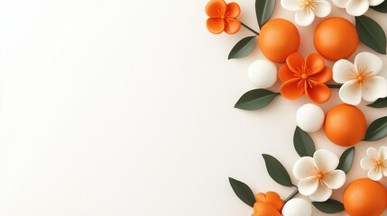 Chinese new year website banner mockup with festive design elements