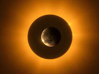 sun in the space