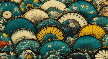 Obraz premium Seamless geometric artwork. Fine ornamental detail. Geometric fabric print. Modern seamless pattern