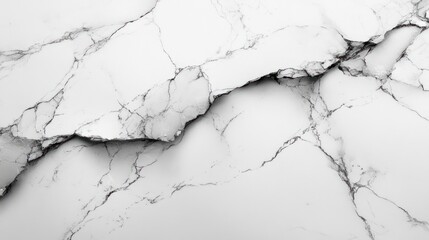 Obraz premium Elegant White Marble Texture with Gray Veining for Interior Design, Wallpaper, and Flooring Inspiration