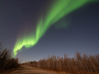 美しいオーロラが見えた日