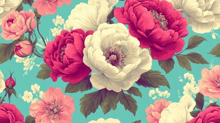 Featuring a solid pattern, this Victorian Romance shabby chic wallpaper exudes elegance and timelessness with its pastel and romantic tones