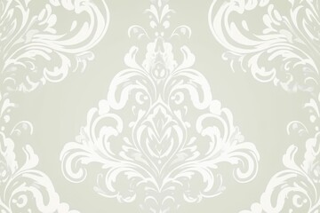 Green damask wallpaper from the 1960s, perfect for art backgrounds