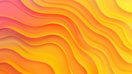 Obraz premium Abstract Orange Yellow Wave Wallpaper