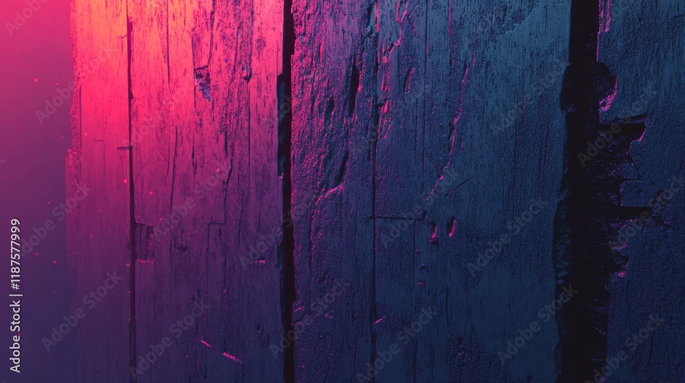Poster the design consists of an abstract black background with a pink wave having a gradient and small flo