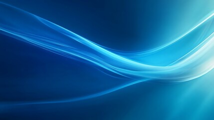 Fototapeta premium Abstract Blue Waves Design Background Image