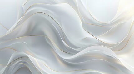 Obraz premium Abstract White and Gray Swirling Texture Wallpaper