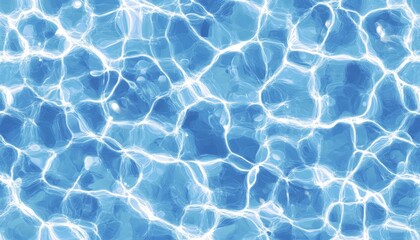 Obraz premium Abstract Blue Water Surface Texture Pattern