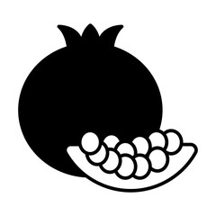 pomegranate black icon