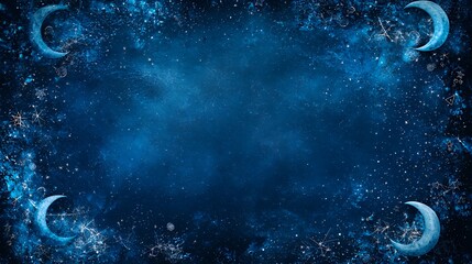 Celestial Night: A Mystical Space Background