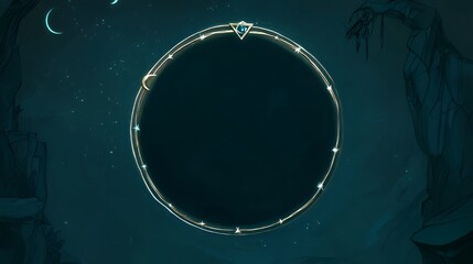 Mystical Night Loading Screen: Celestial Portal Awaits
