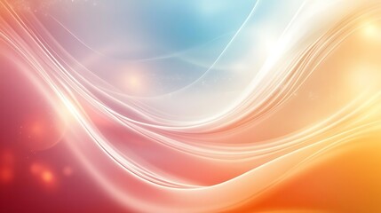 Abstract Colorful Swirling Wave Background Design