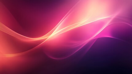 Obraz premium Abstract Pink and Purple Wave Design Background