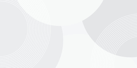 White geometric abstract background overlap layer on bright space with lines effect decoration. Modern graphic simple modern
