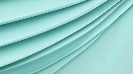 Obraz premium Abstract Aqua Blue Draped Fabric Texture Background