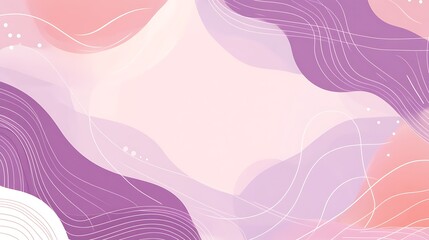 Abstract Pink and Purple Wave Design Background