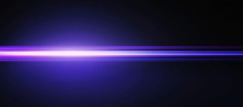 Vibrant purple and blue light streaks on dark background