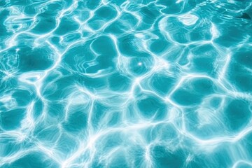 Aqua Water Surface Light Reflections Abstract