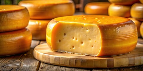 Leerdammer Cheese Portrait Photography, Gourmet Food, Still Life, Close Up