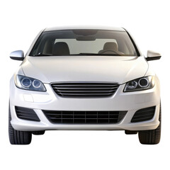 car isolated on transparent white background, clipping path