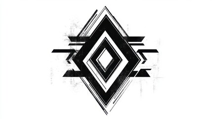 A black and white Star of David icon, a symbol of bright design