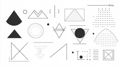 Vector illustration set of web icons and arrow symbols for business design