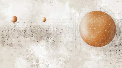 Isolated macro closeup of textured white and brown eggs in a glass bowl against a dirty grunge surface