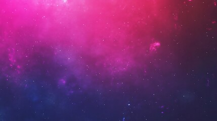 Fototapeta premium A vibrant pink and purple nebula with scattered stars