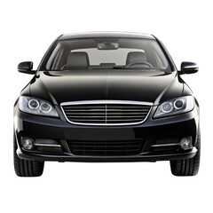 car isolated on transparent white background, clipping path