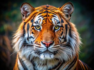 Fototapeta premium Majestic Siberian Tiger Portrait