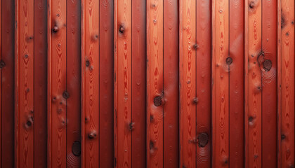 Fototapeta premium Red American wood texture with realistic patterns, natural aesthetics