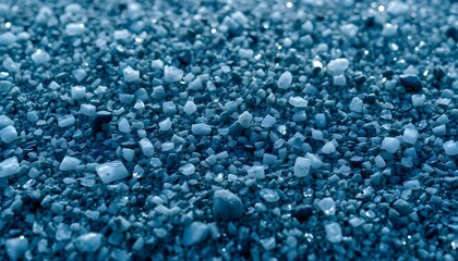 Obraz premium a close up of some blue rocks and gravel