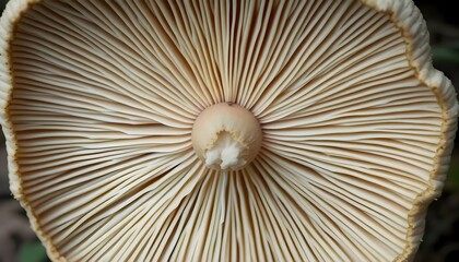 a close up of a mushroom on a tree