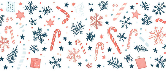 Luxurious Christmas and Holiday Promotion Banner with Elegant Ornaments, for Tags, Posters, and Banners with Ample Space for Custom Text Overlay