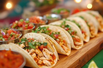 spicy chicken tacos
