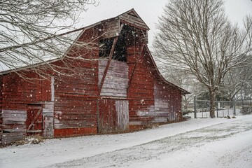 barn in the winter © mark