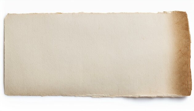 Aged, torn paper with a warm, inviting tone.