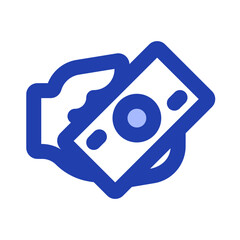 donation blue style
