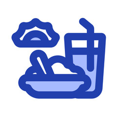 iftar pray blue style