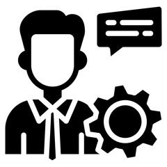 Expertise glyph icon