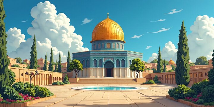 Palestine, Masjid Al Aqsa.