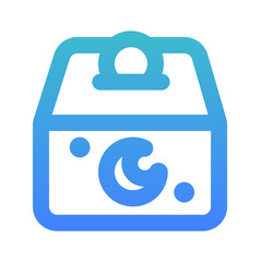 charity box bold gradient style