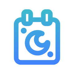 ramadan night bold gradient style