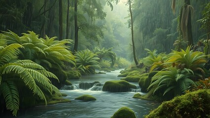 river in the forest
