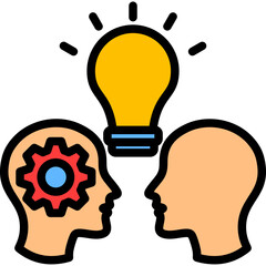 Mentor lineal color icon