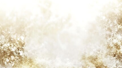Abstract Beige and White Watercolor Splashes Background