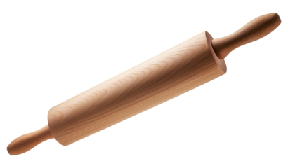rolling pin isolated on transparent background