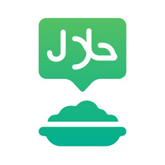 halal gradient style